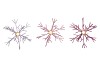 COSMO SWEETS LILA MIX CANDLE HOLDER SNOWFLAKE ASS 13X13X14CM
