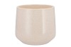 CERAMIC BEIGE STONE POT BERLIN 18X15,5CM