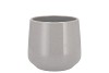 CERAMIC GREY STONE POT BERLIN 13X11,5CM