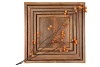 MUMBAI MANGO WOODEN TRAY SQUARE 29X29X3CM NM