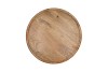 MUMBAI MANGO WOODEN TRAY ROUND SMALL EDGE 33X33X2CM NM