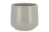 CERAMIC GREY STONE POT BERLIN 18X15,5CM