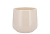 CERAMIC BEIGE STONE POT ORCHID BERLIN 14X13,5CM