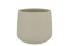 CERAMIC LIGHT KAKI POT BERLIN STRUCTURE 16CM NM