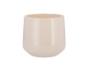 CERAMIC BEIGE STONE POT BERLIN 13X11,5CM