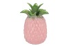 PINEAPPLE TROPICAL PINK VASE 23X23X33CM NM