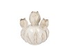 MARA WHITE VASE BOL TULIP 17X17X18CM NM
