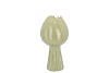 TULIP PISTACHE VASE TULIP 11X11X21CM NM