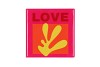TILE LOVE PINK/YELLOW 10X10X1CM NM