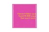 TILE I HAVEN'T PINK 10X10X1CM NM