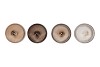 BICOLORE NATURAL BROWN MIX JARS ASS 11X17CM
