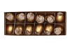 EGG CHICKEN OPEN WITH ROPE GOLD PER 12