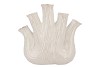 AGLIO WHITE VASE OVAL 36X17X33CM NM