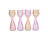 BICOLORE DREAMY PASTEL MIX TULIP VASE ASS 7X18CM