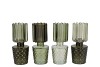 BICOLORE SUMMER GREEN  MIX VASE ASS 8X17CM NM
