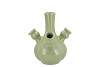 ROTTERDAM GREEN VASE TULIP 17X17X17CM