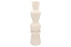LISBOA WHITE VASE CURVES 20X20X72CM NM
