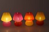 BICOLORE DUTCH ORANGE MIX LED MUSHROOM ASS 12X15CM