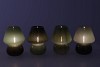 BICOLORE SUMMER GREEN MIX LED MUSHROOM ASS 12X15CM
