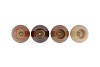 BICOLORE NATURAL BROWN MIX LED MUSHROOM ASS 12X15CM