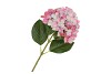 SILK HYDRANGEA WHITE/PINK 23X64CM NM