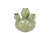 MARA PISTACHE VASE BOL TULIP 17X17X18CM NM