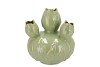 MARA PISTACHE VASE BOL TULIP 22X22X24CM NM