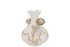 MARA WHITE VASE NECK LOTUS 15X15X20CM NM