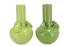 FROG FRESH GREEN VASE TUBE 23X23X34CM NM