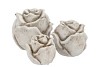 CONCRETE SAINT ANTIQUE ROSE 13X13X13CM NM