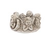CONCRETE SAINT ANTIQUE ANGEL WREATH POT 20X20X12CM