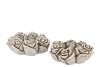 CONCRETE SAINT ANTIQUE ROSE WREATH POT 21X21X8CM NM