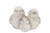 CONCRETE ANTIQUE BIRDS 16X16X13CM NM