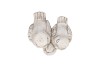 CONCRETE ANTIQUE BIRDS 16X16X13CM NM