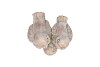 CONCRETE GOLD BIRDS 16X16X13CM NM