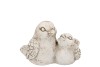 CONCRETE ANTIQUE BIRDS 16X10X12CM NM