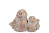 CONCRETE GOLDEN BIRDS 16X10X12CM NM