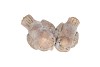 CONCRETE GOLDEN BIRDS 16X10X12CM NM