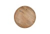 MUMBAI MANGO WOODEN TRAY ROUND SMALL EDGE 28X28X2CM NM