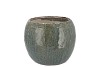 IRON STONE BLUE BALL POT 16X16X12CM NM