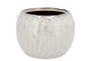 IRON STONE WHITE BALL POT 20X20X16CM NM