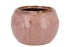 IRON STONE OLD PINK BALL POT 20X20X16CM NM