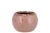 IRON STONE OLD PINK BALL POT 16X16X12CM NM