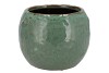 IRON STONE GREEN BALL POT 24X24X16CM NM