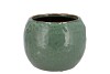 IRON STONE GREEN BALL POT 18X18X14CM NM