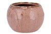 IRON STONE OLD PINK BALL POT 24X24X16CM NM