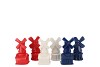 HOLLAND DUTCH MIX VASE MILL ASS 9X8X18CM NM