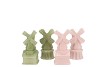 HOLLAND PISTACHE/PINK VASE MILL ASS 9X8X18CM NM
