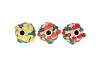 ISA DUTCH ORANGE/YELLOW/RED VASE NECK TULIP ASS 14X13X22 NM