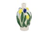 ISA DUTCH BLUE/YELLOW VASE NECK TULIP 16X16X26CM NM